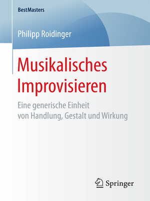 cover image of Musikalisches Improvisieren